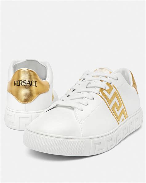 versace first line sneakers|Versace sea greca sneakers.